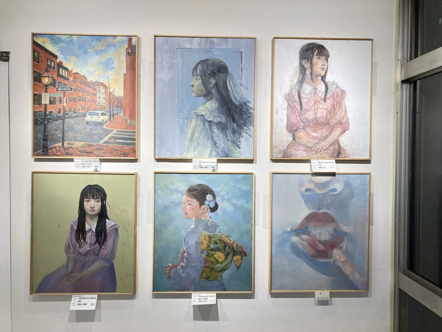「미술부 전일본학생미술전 출품작」 전시 작품 1